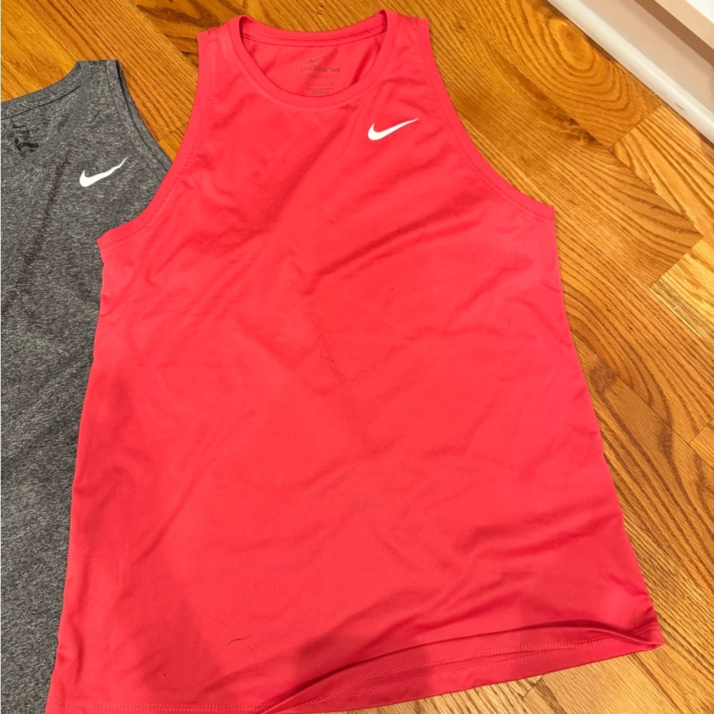 Nike Women’s Tank Tops - Blue, Lavender, Charcoal, Red - Picture 4 of 6